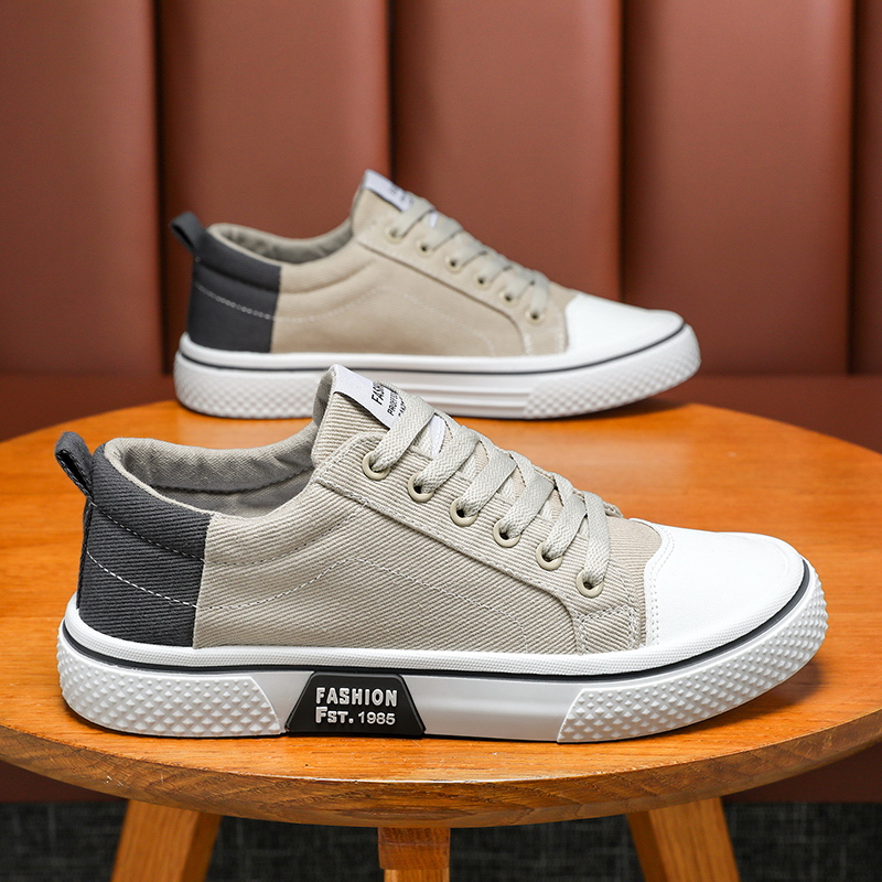 Men Shoes Everyday - Men Classic Canvas Sneakers, Light Weight,