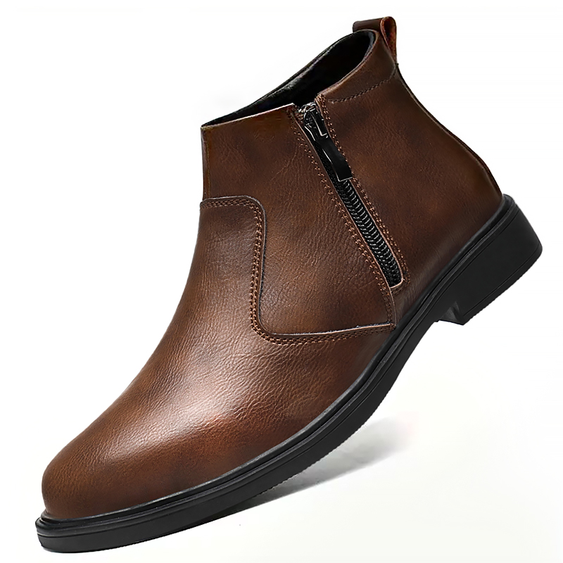 Men Shoes Everyday - Autumn and Winter New High-Top Leather
