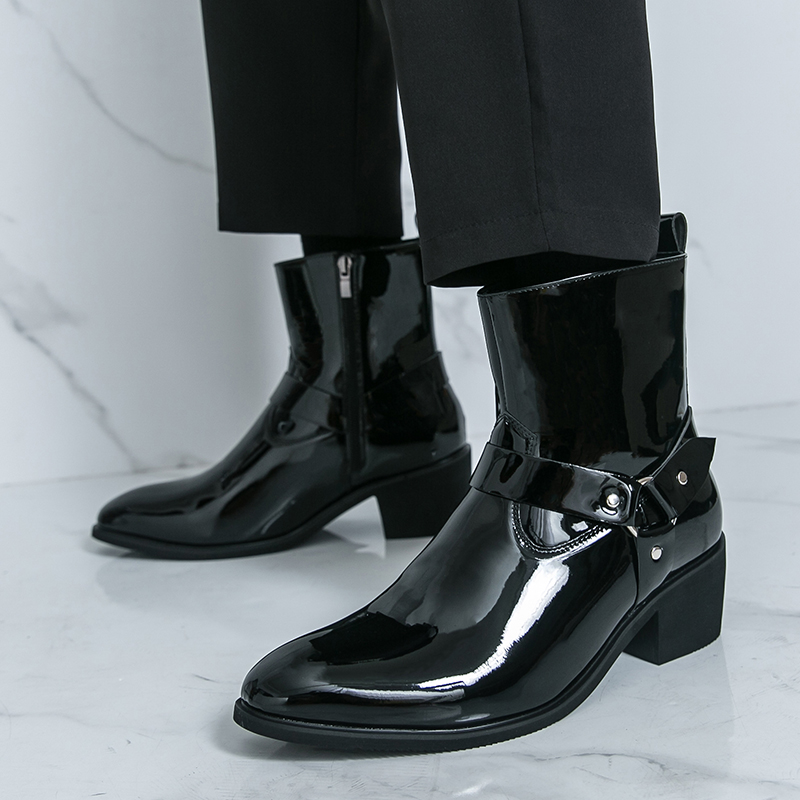 Men'S Shoes Top Brands - Autumn Brand High Heels Chelsea Men's