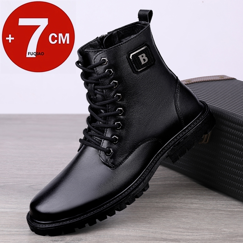 Men's Genuine Leather Elevator - Men'S Shoes Increase Height recension och pris