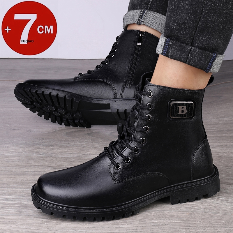Men's Genuine Leather Elevator - Men'S Shoes Increase Height recension och pris