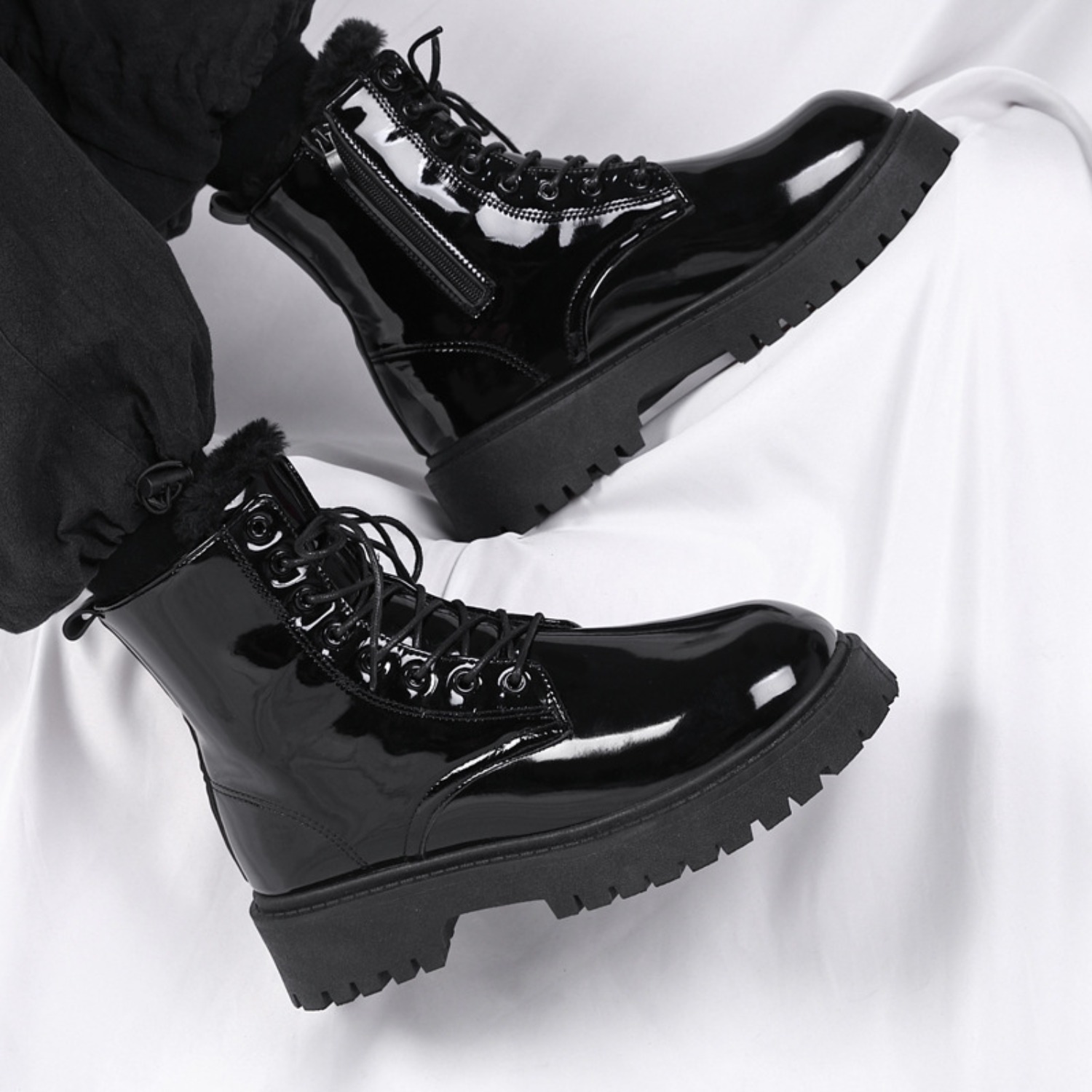 Men's warm plush high-top boot - Men Shoes Everyday recension och pris
