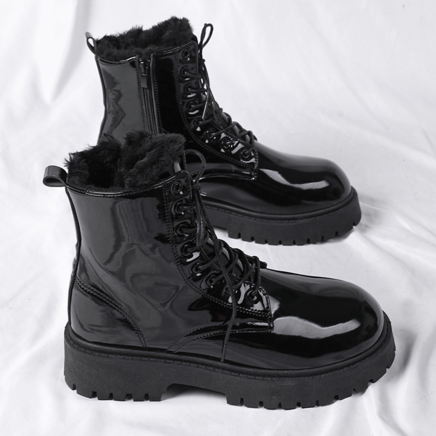 Men's warm plush high-top boot - Men Shoes Everyday recension och pris