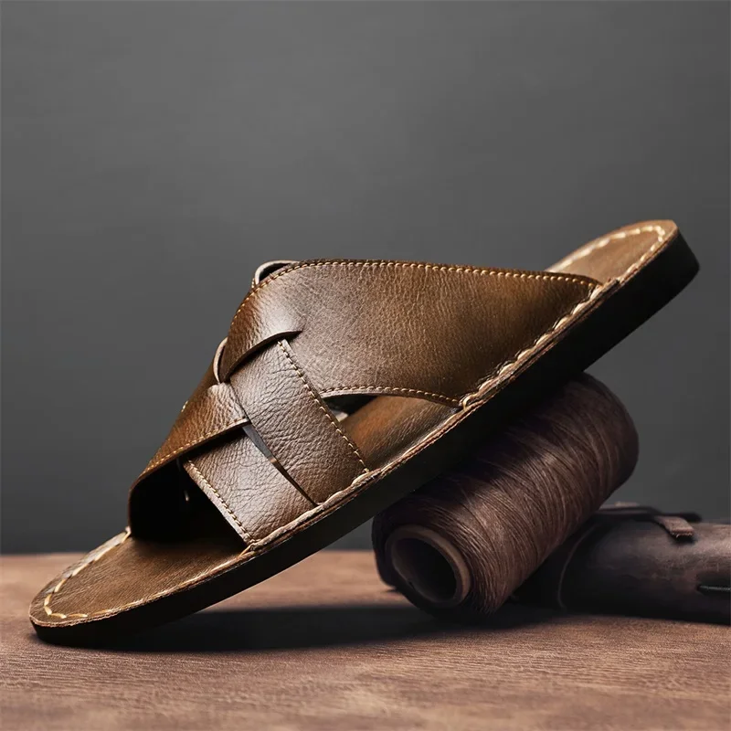 Genuine Leather Men Casual San - Men'S Shoes Top Brands recension och pris