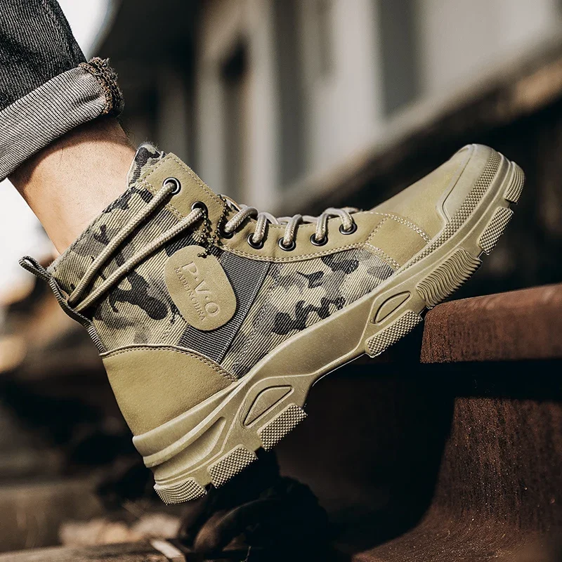 High-Top Boots for Men Autumn  - Men Shoes Everyday recension och pris