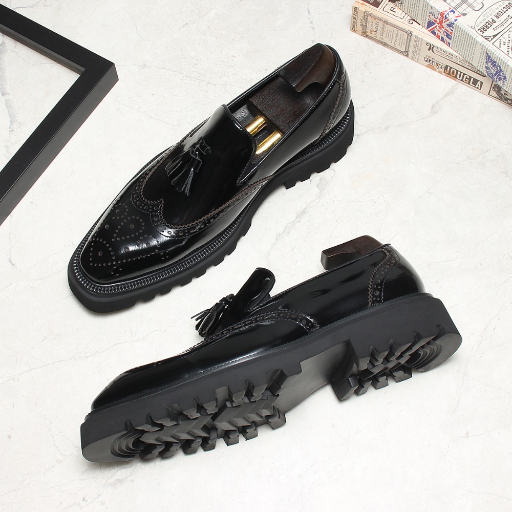 Men's Casual Business Leather  - Men Shoes Eu To Us recension och pris