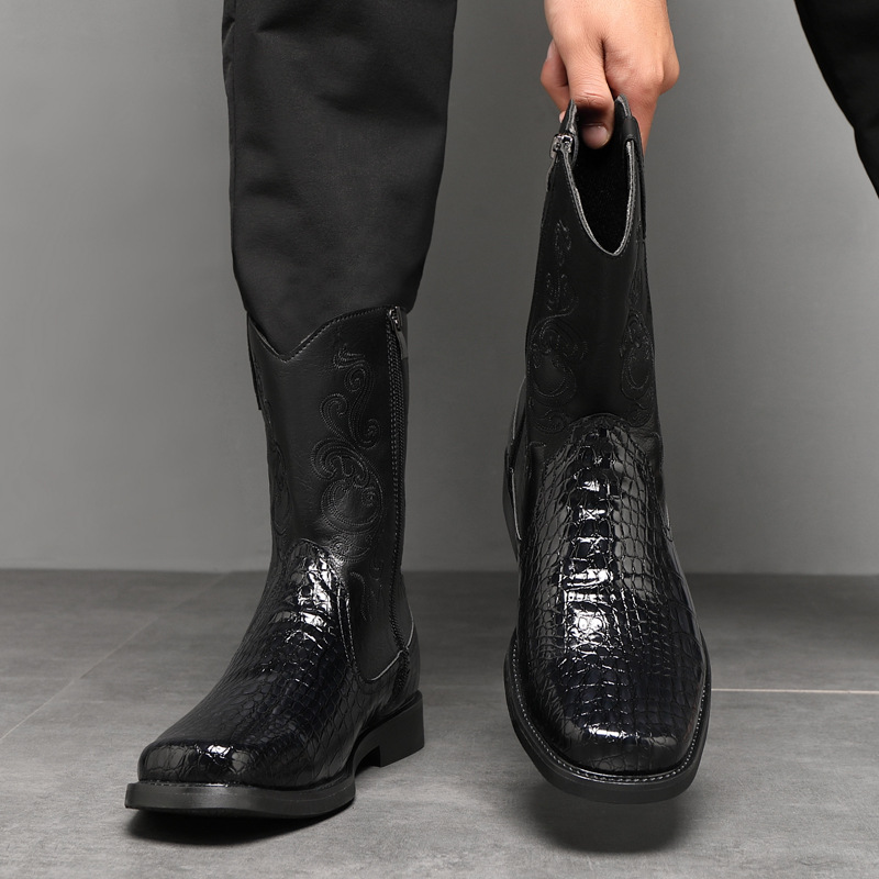 Men's Wide Width Tall Cowboy B - Men'S Shoes With Wide Toe Box recension och pris