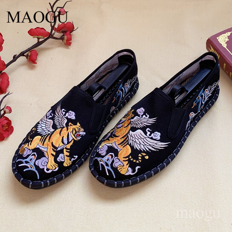 Unisex Chinese Style Embroider - Men Shoes Everyday recension och pris