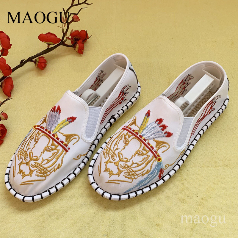 Unisex Chinese Style Embroider - Men Shoes Everyday recension och pris