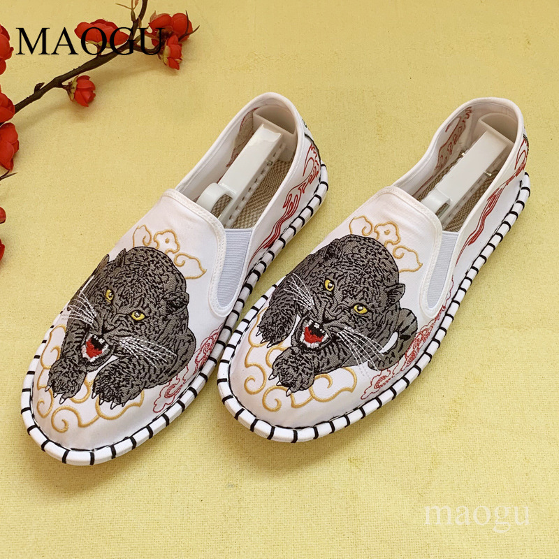 Unisex Chinese Style Embroider - Men Shoes Everyday recension och pris