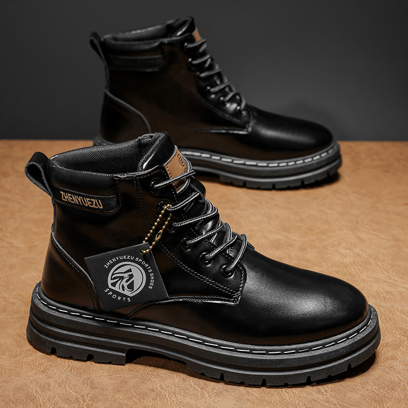 Autumn and Winter Retro Short  - Men'S Shoes Increase Height recension och pris
