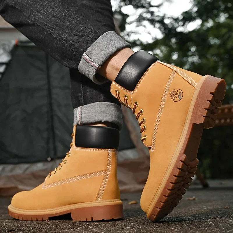 Boots Men High Top Boots High  - Men Shoes Everyday recension och pris