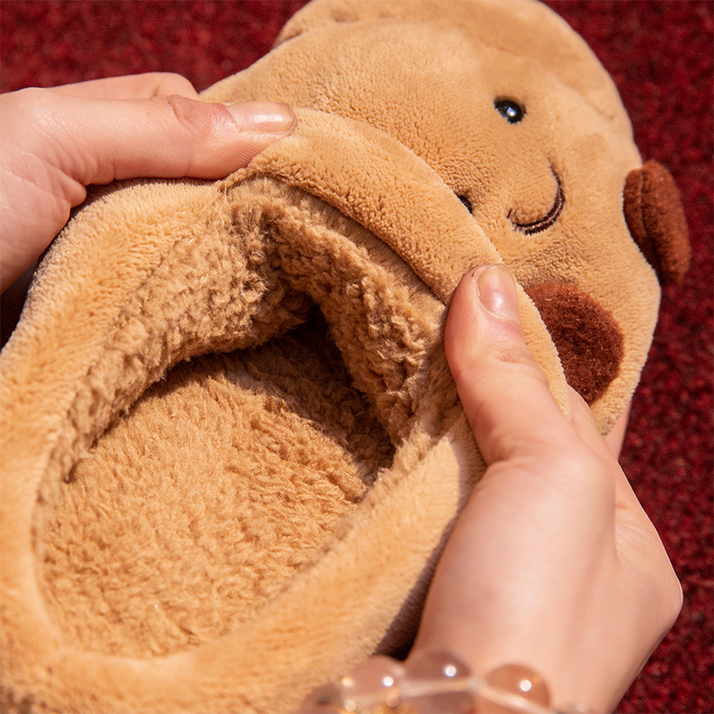 Cute Cartoon Fluffy Slippers F - Men Shoes Size To Women recension och pris